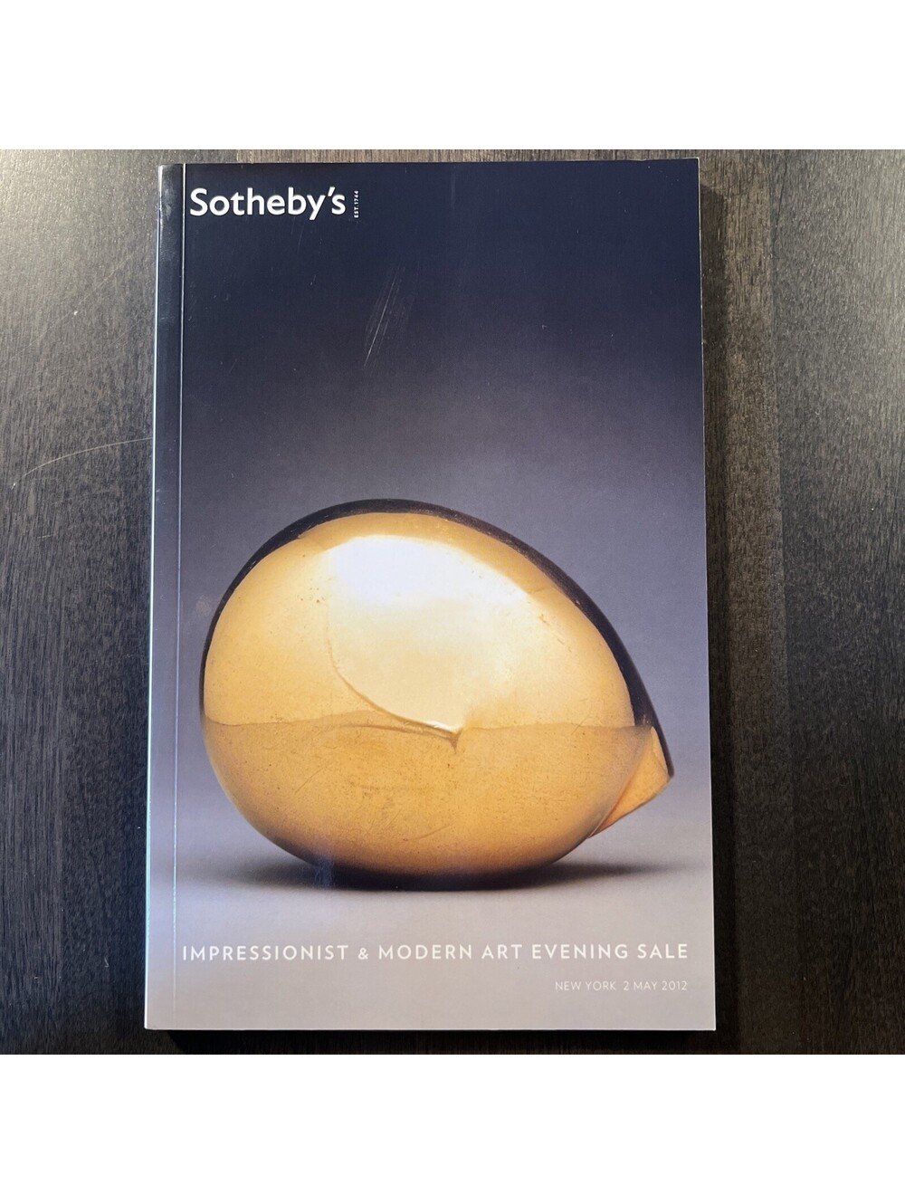 Sotheby’s Impressionist & Modern Art Evening Sale Catalog NY 2 May 2012